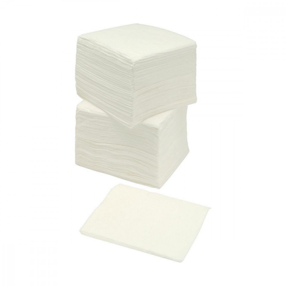 NAPKIN 1-PLY 400X400 WHT PK100