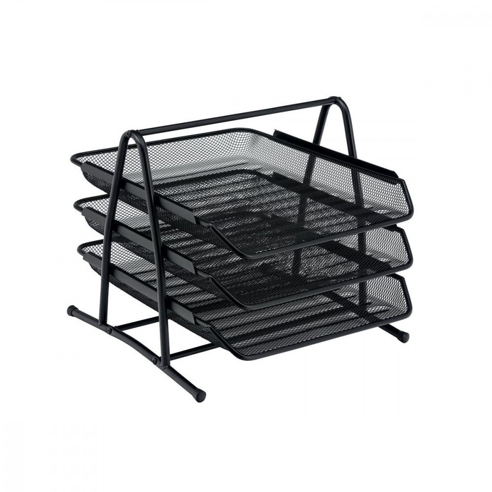 MESH LTR TRAY STKB PORTRAIT FC BLACK