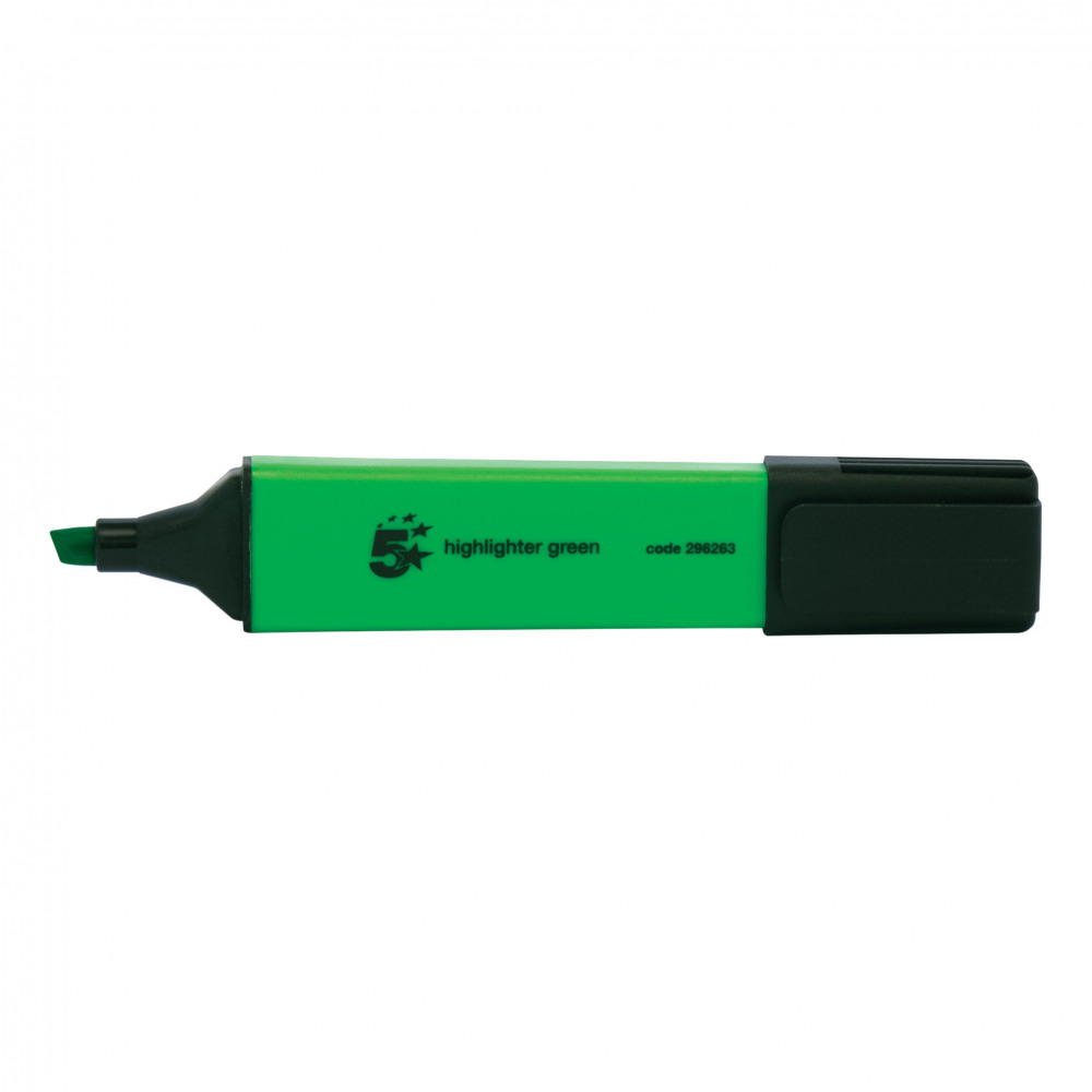 HIGHLIGHTER CHISEL TIP GRN PK12