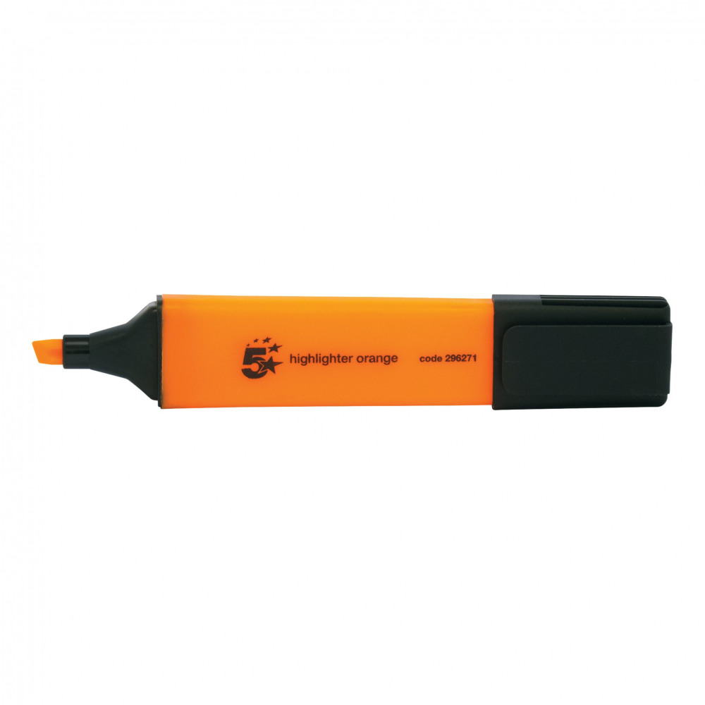 HIGHLIGHTER CHISEL TIP ORG PK12