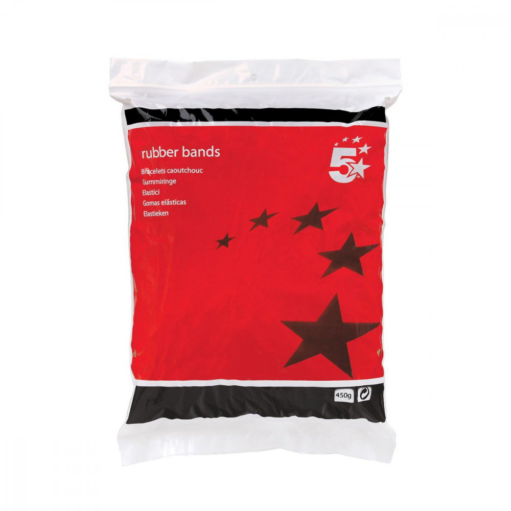 RUBBER BANDS AST SIZES 454G