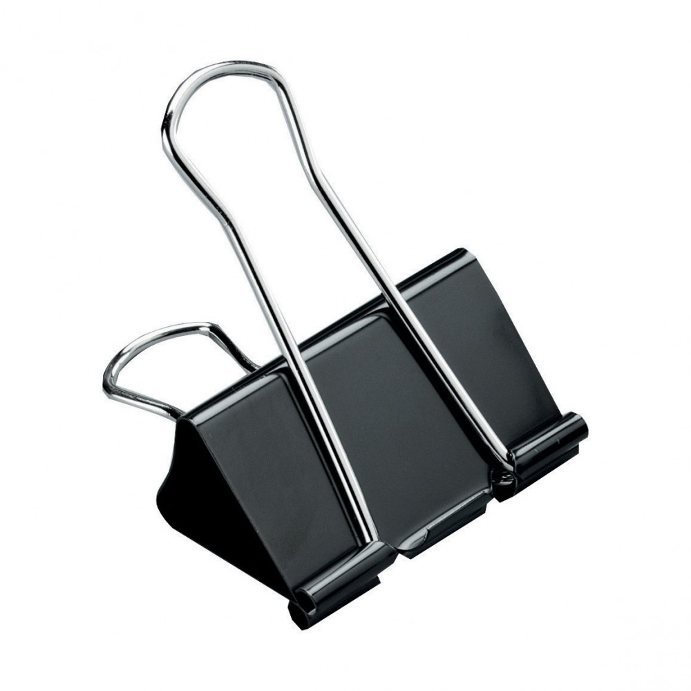 FOLDBACK CLIPS 51MM BLACK PK12