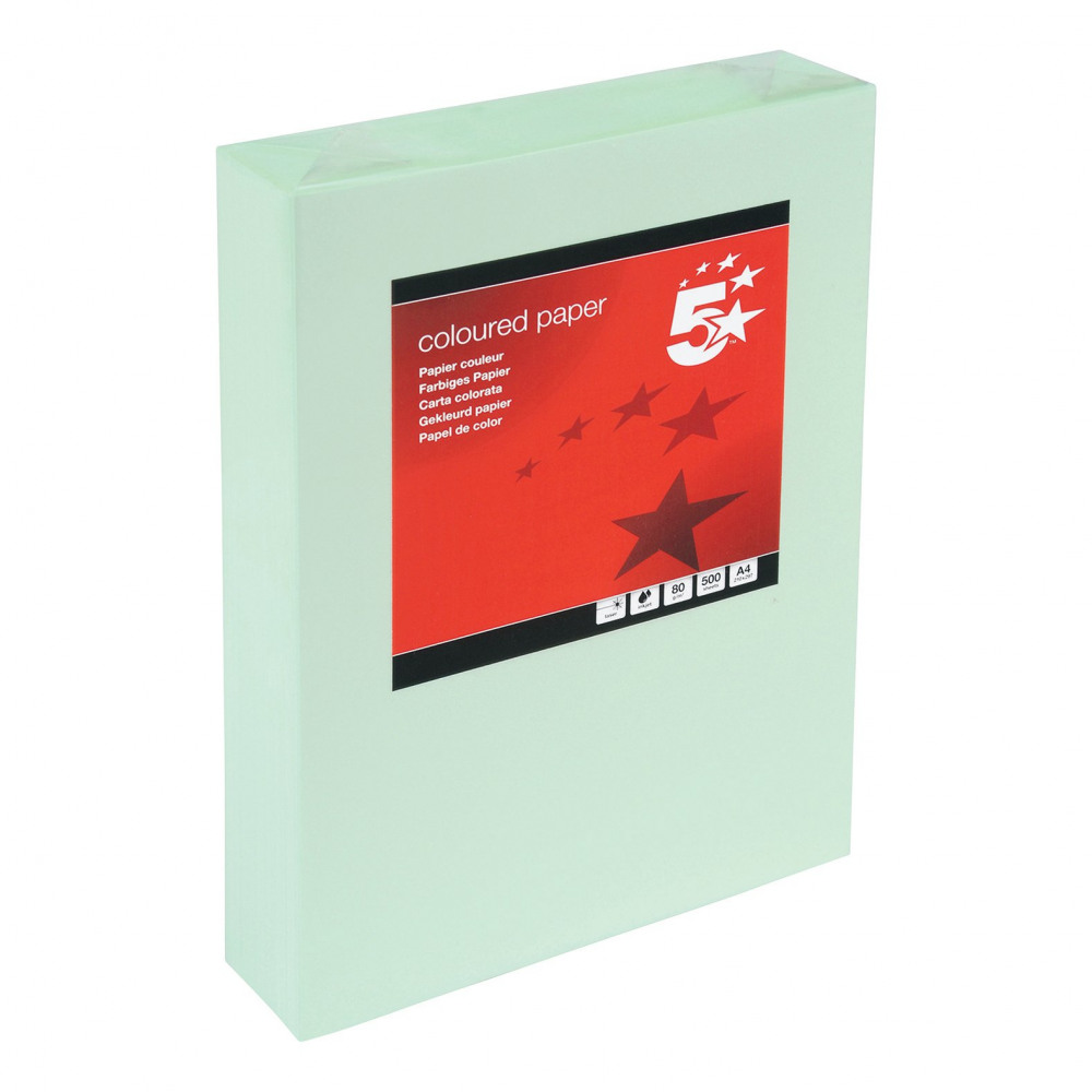 COPIER PAPER A4 LIGHT GRN PK500