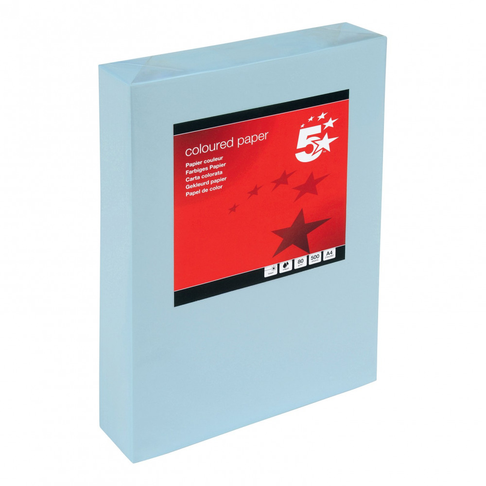 COPIER PAPER A4 LIGHT BLUE PK500