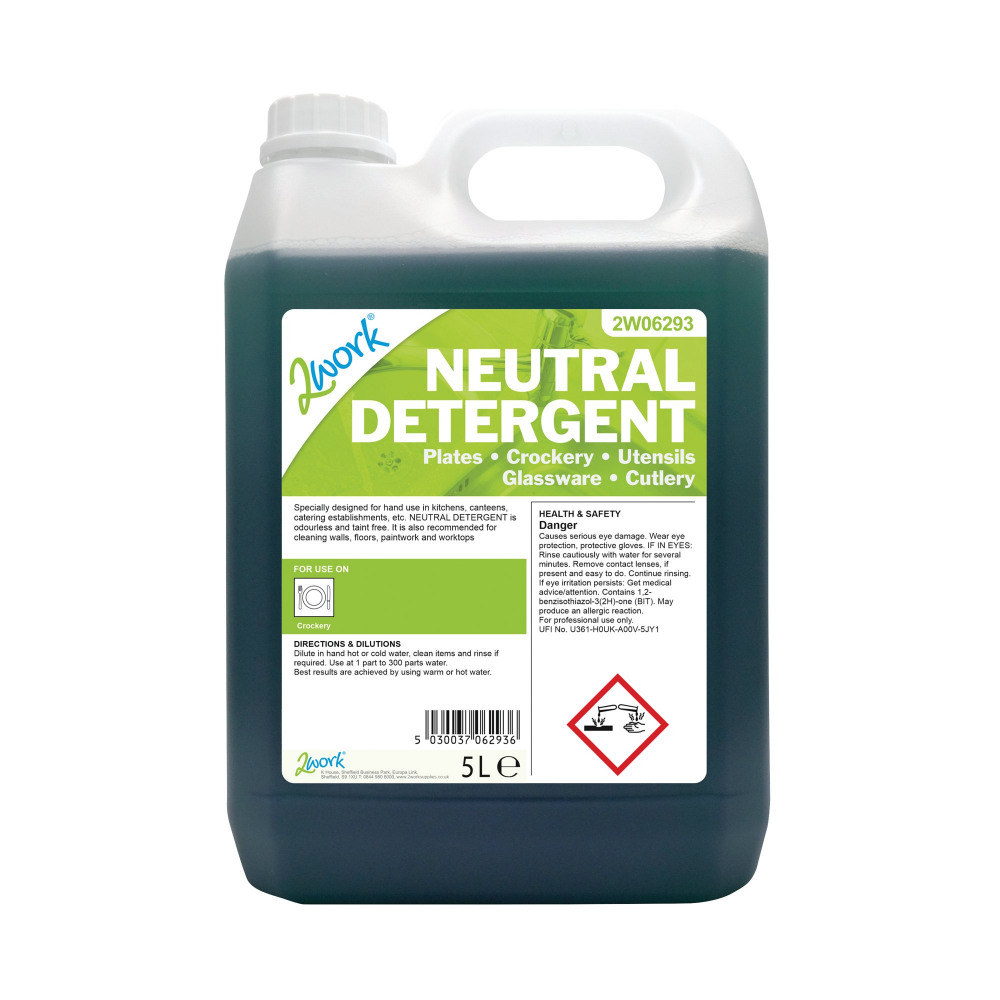 2WORK DISHWASHING NEUTRAL DETRGNT 5L
