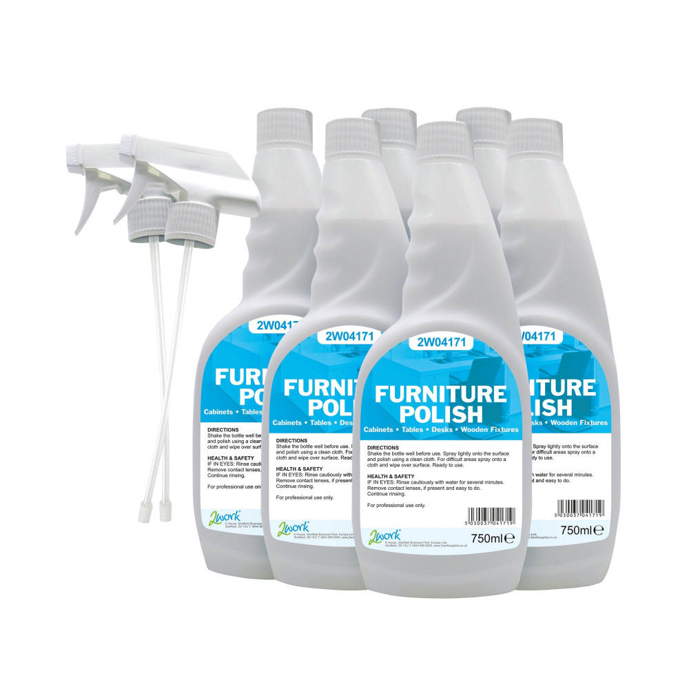 2WORK FURNITURE POLISH 750ML PK6