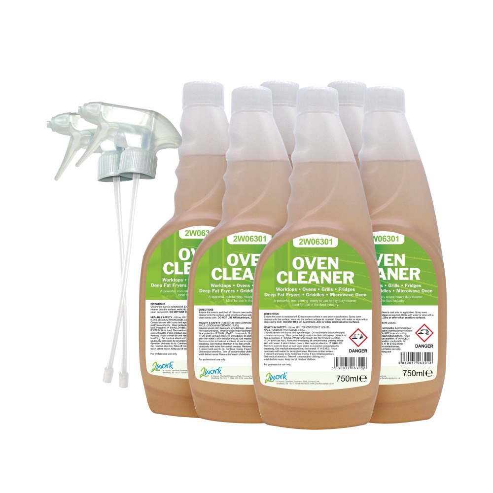 2WORK OVEN CLEANER 750ML PK6