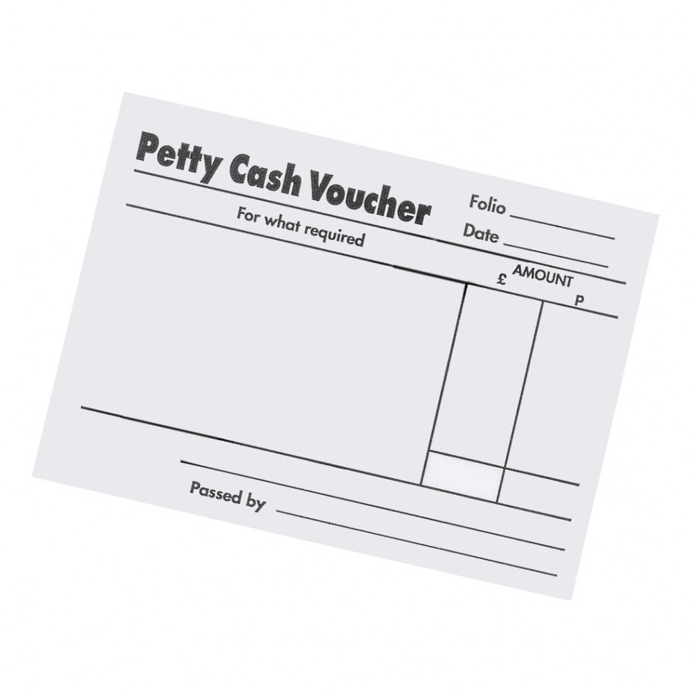 PETTY CASH PAD 80 SH 88X138MM PK5