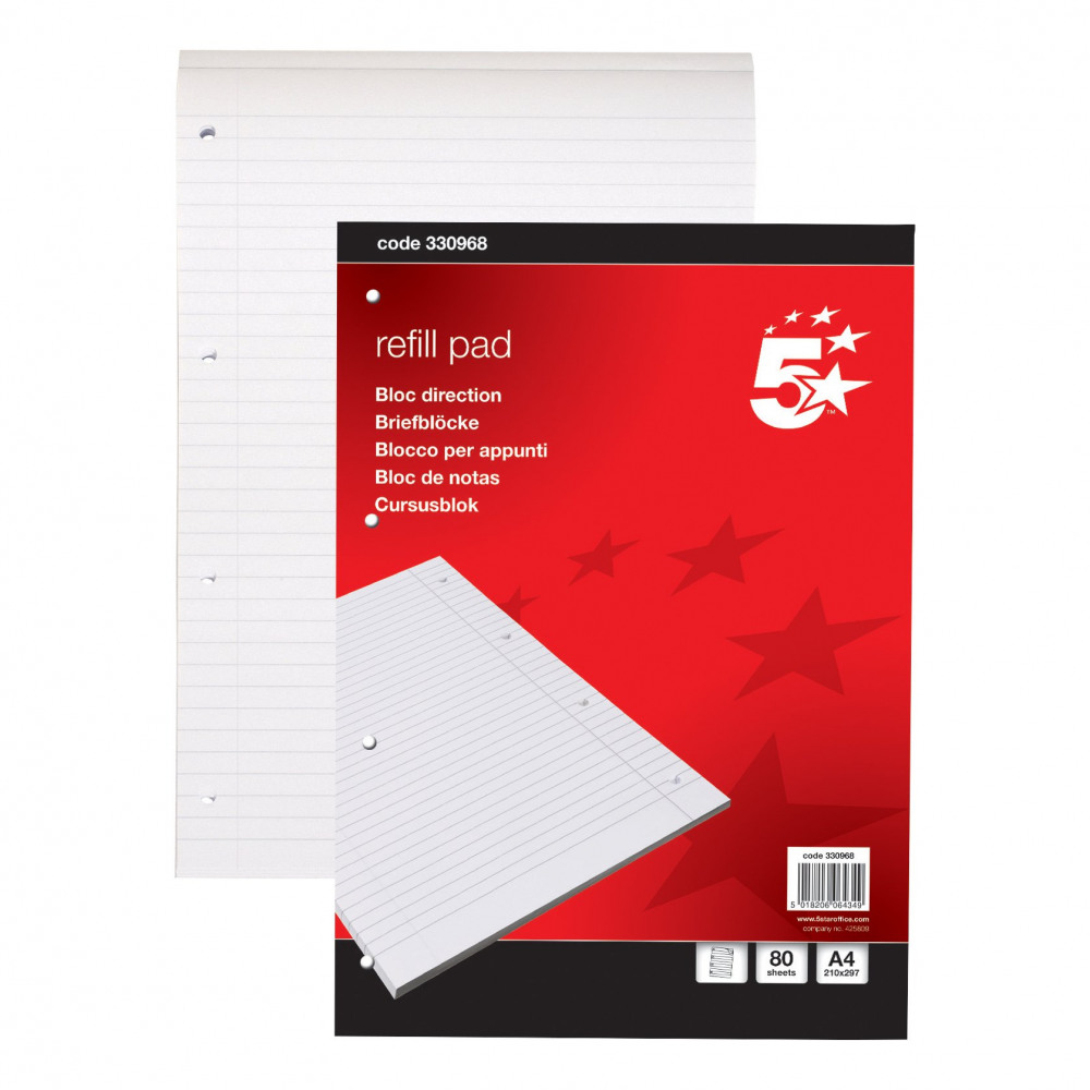 REFILL PAD A4 RED/WHT PK10