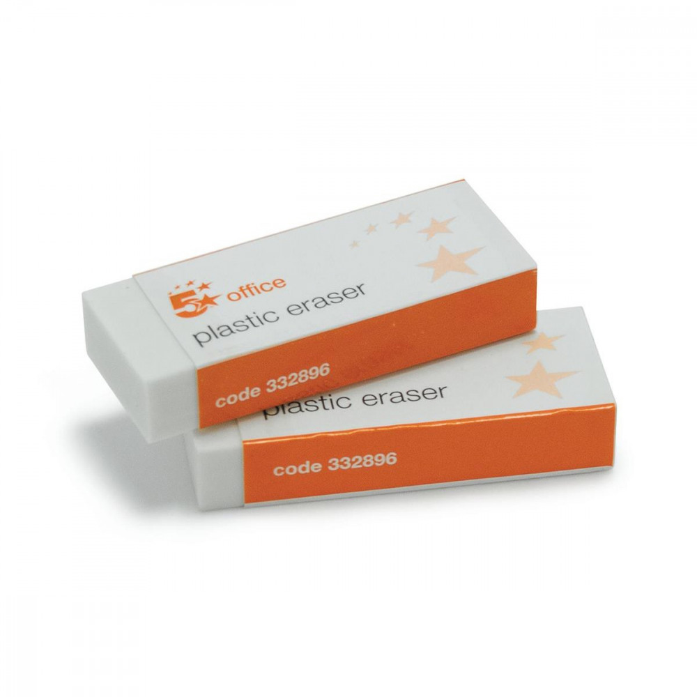 ERASER PAPER-SLEEVED 60X21X12MM PK10