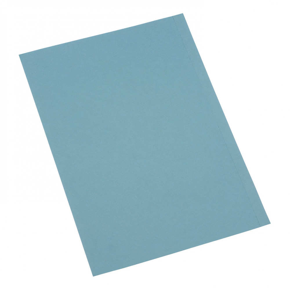 SQ CUT FOLDER 180GSM FC BLUE PK100