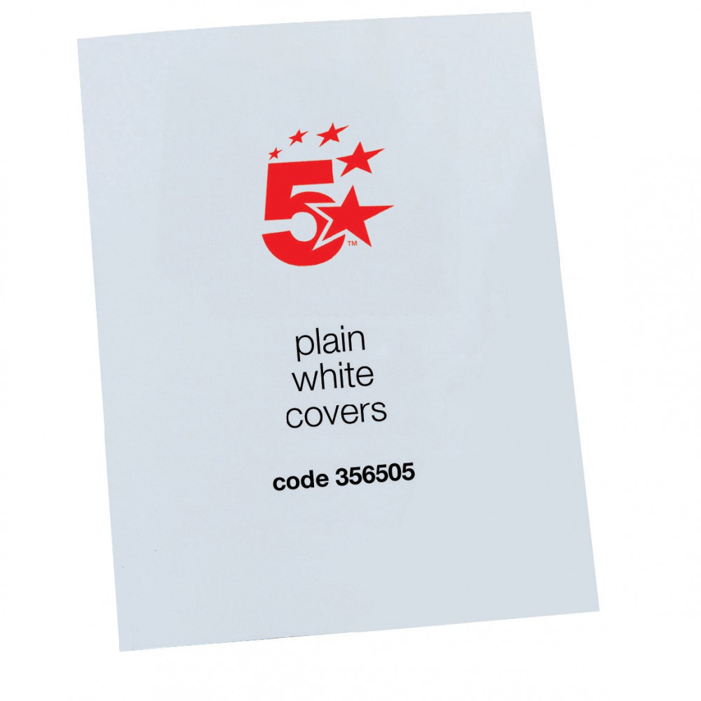 BNDG COVERS 250GSM A4 WHITE PK100