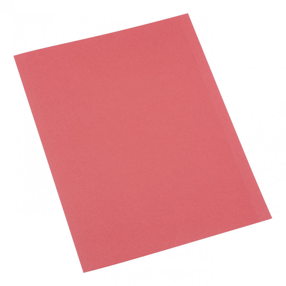 SQ CUT FOLDER 250GSM A4 RED PK100