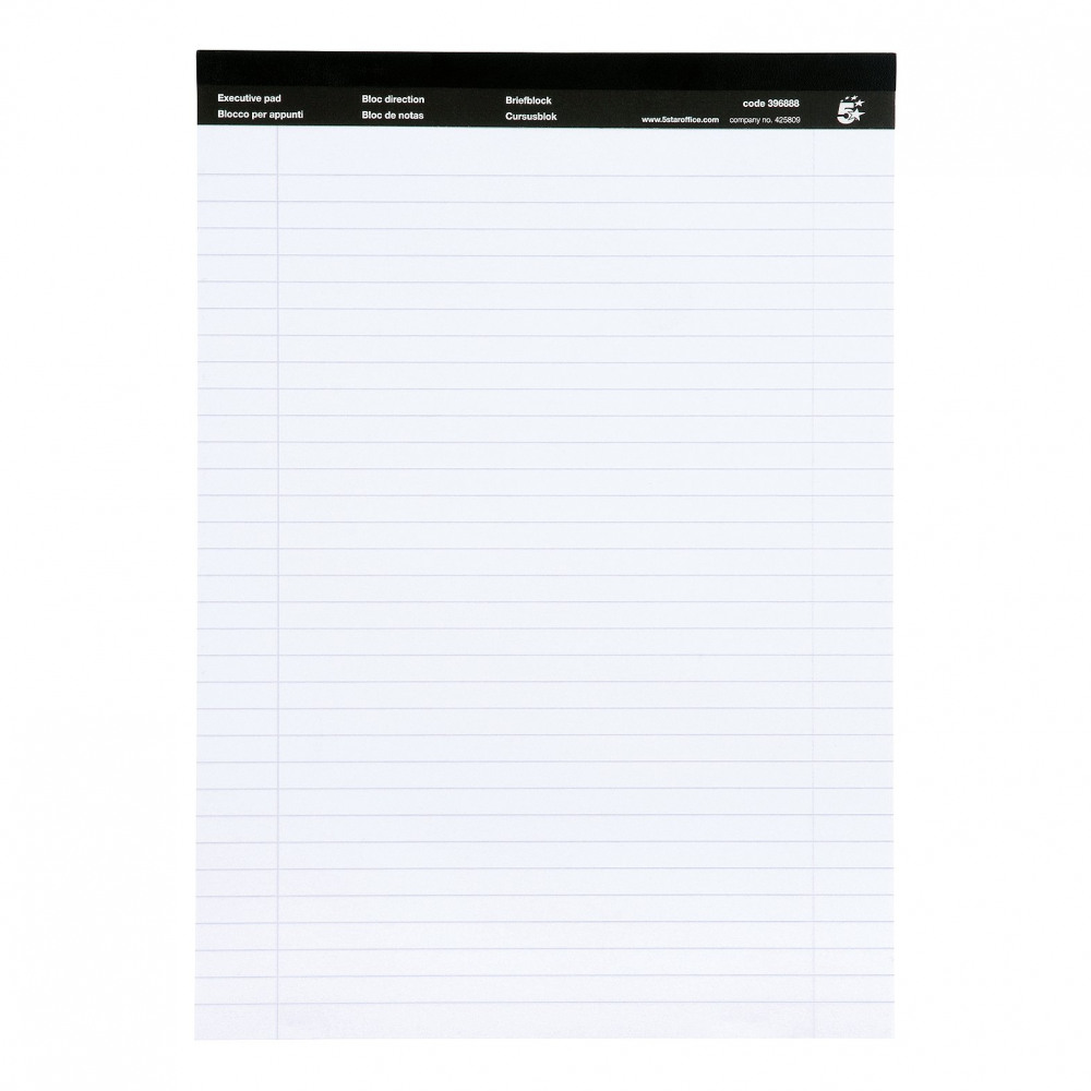 EXECUTIVE PAD A4 WHT PK10