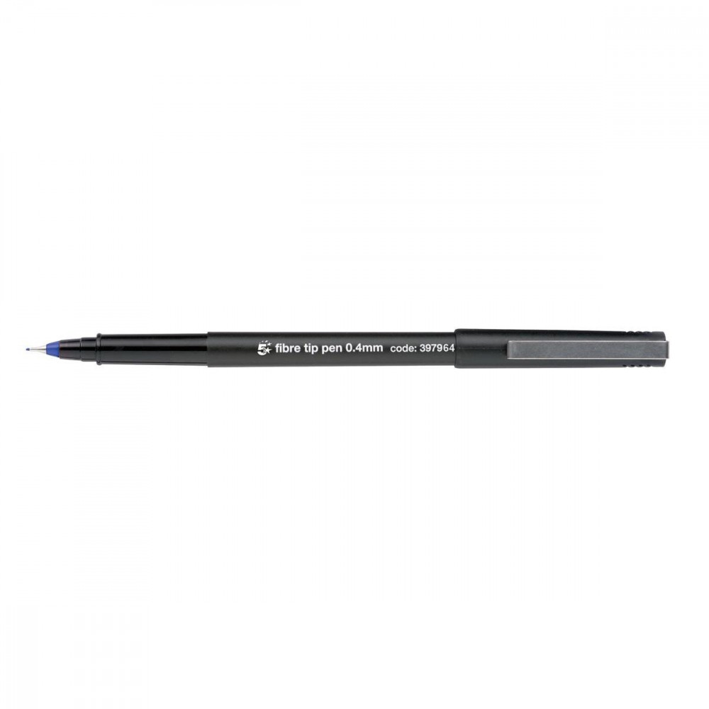 FIBRE TIP PEN MEDIUM BLUE PK12