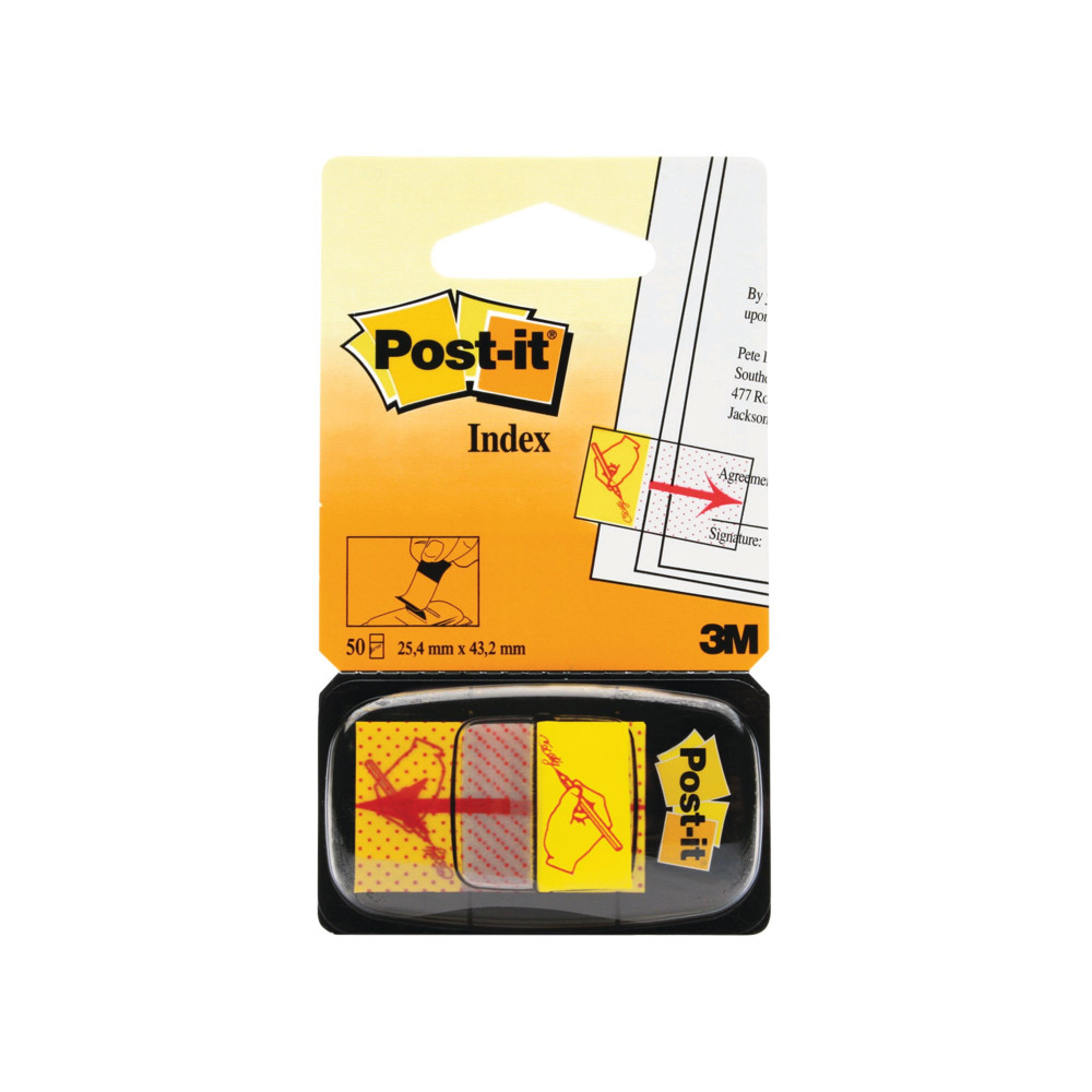 3M POST-IT INDX 680-31 SIGN HERE P50