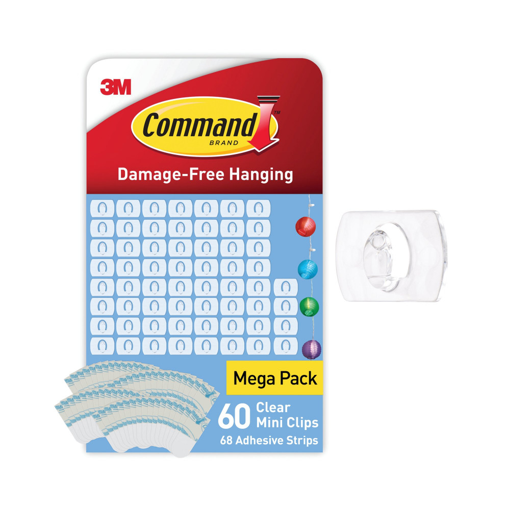 COMMAND 60 DEC CLIPS + 68 CLR STRIPS