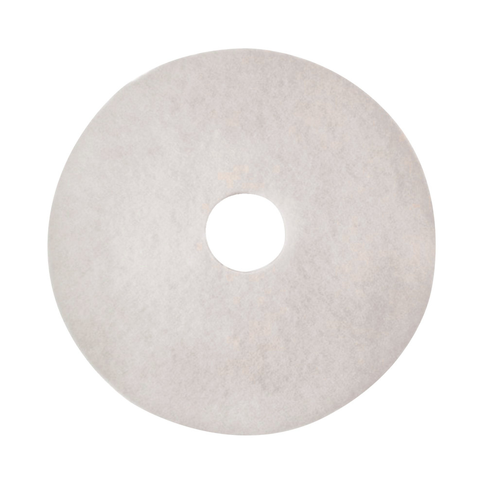 3M ECONOMY FLOOR PADS 430MM WHT PK5