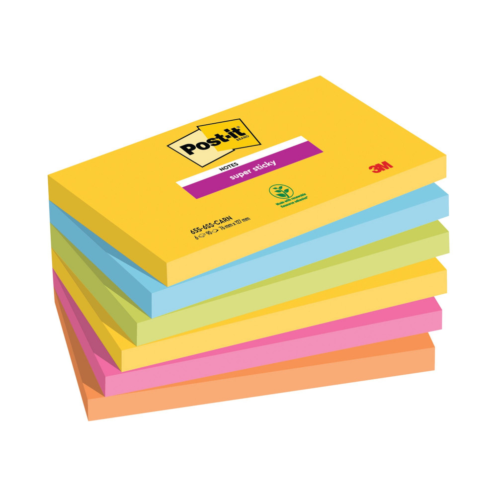 POST-IT S/S NOTES 76X127 RIO P6