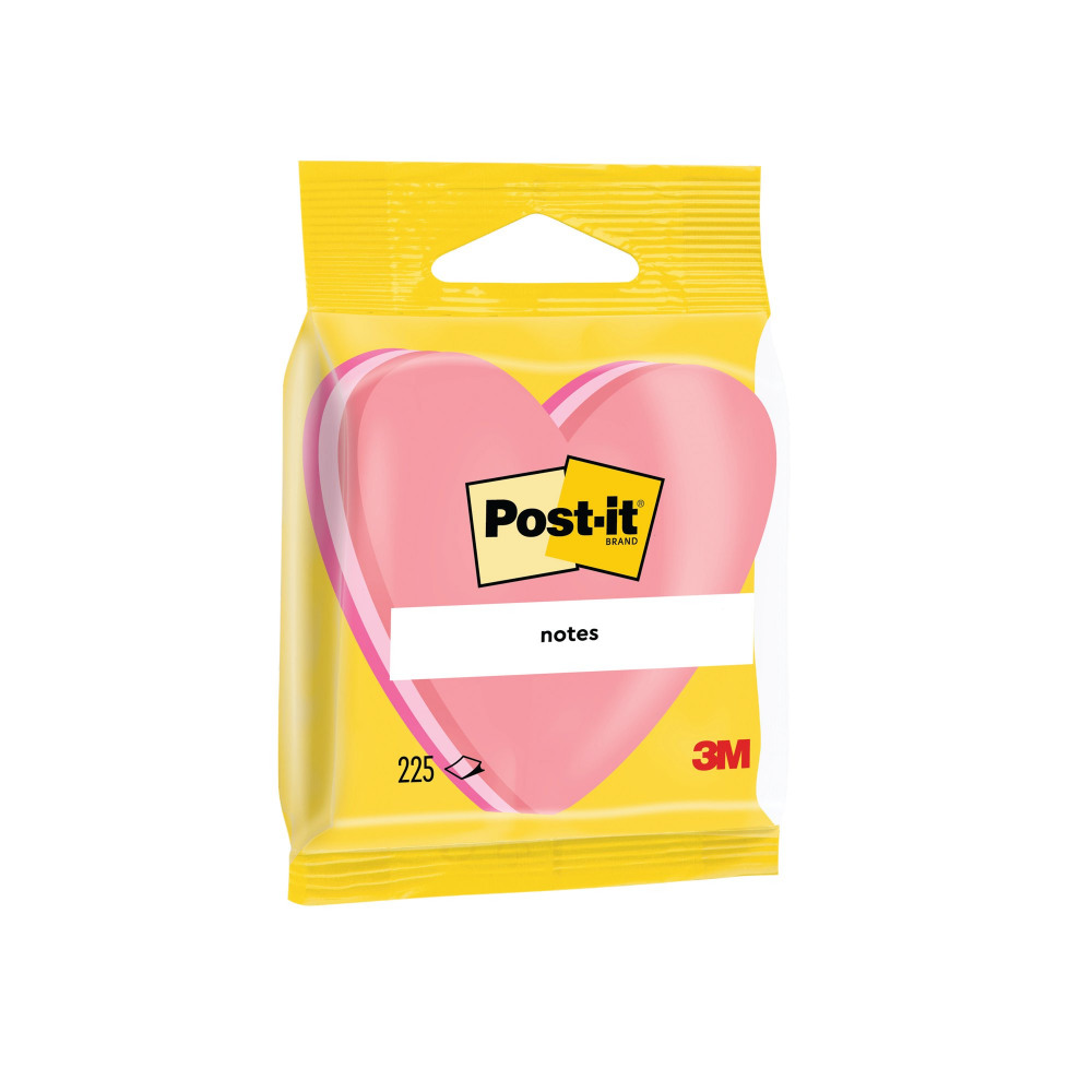 POST-IT HEART 70X70MM PNK PK12 2007H