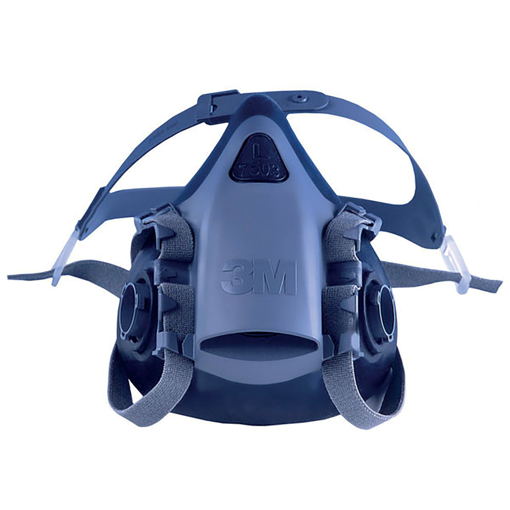 3M 7502 SILICONE HALF MASK BLUE S