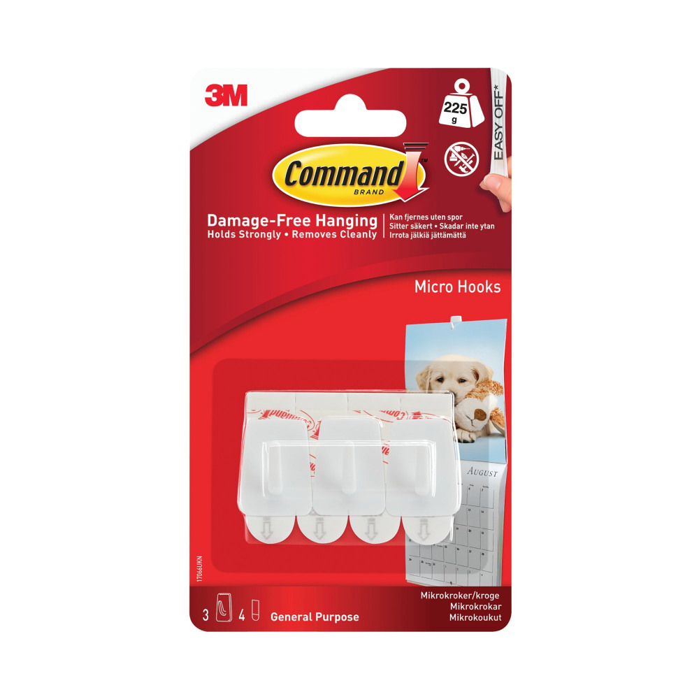 COMMAND MICRO HOOKS PK3