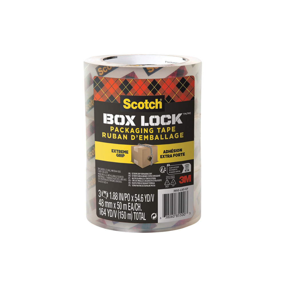 SCOTCH BOX LOCK PACKING 3IN P3