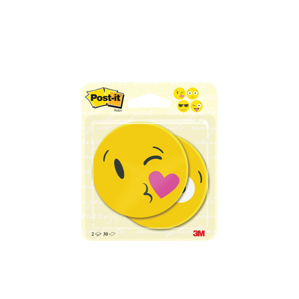 POST-IT NOTE EMOJI 30 SH 70X70 PK2