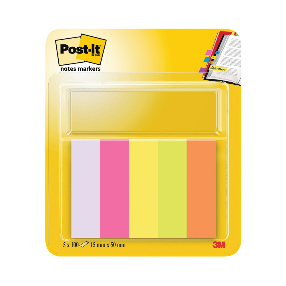 POST-IT NOTES MRKERS ASST 670-5 P500