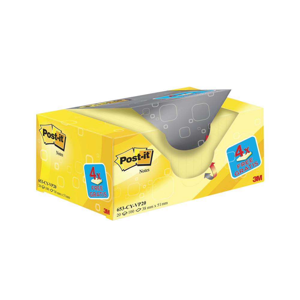 VALUE PKPOSTIT NOTES 38X51MM P20