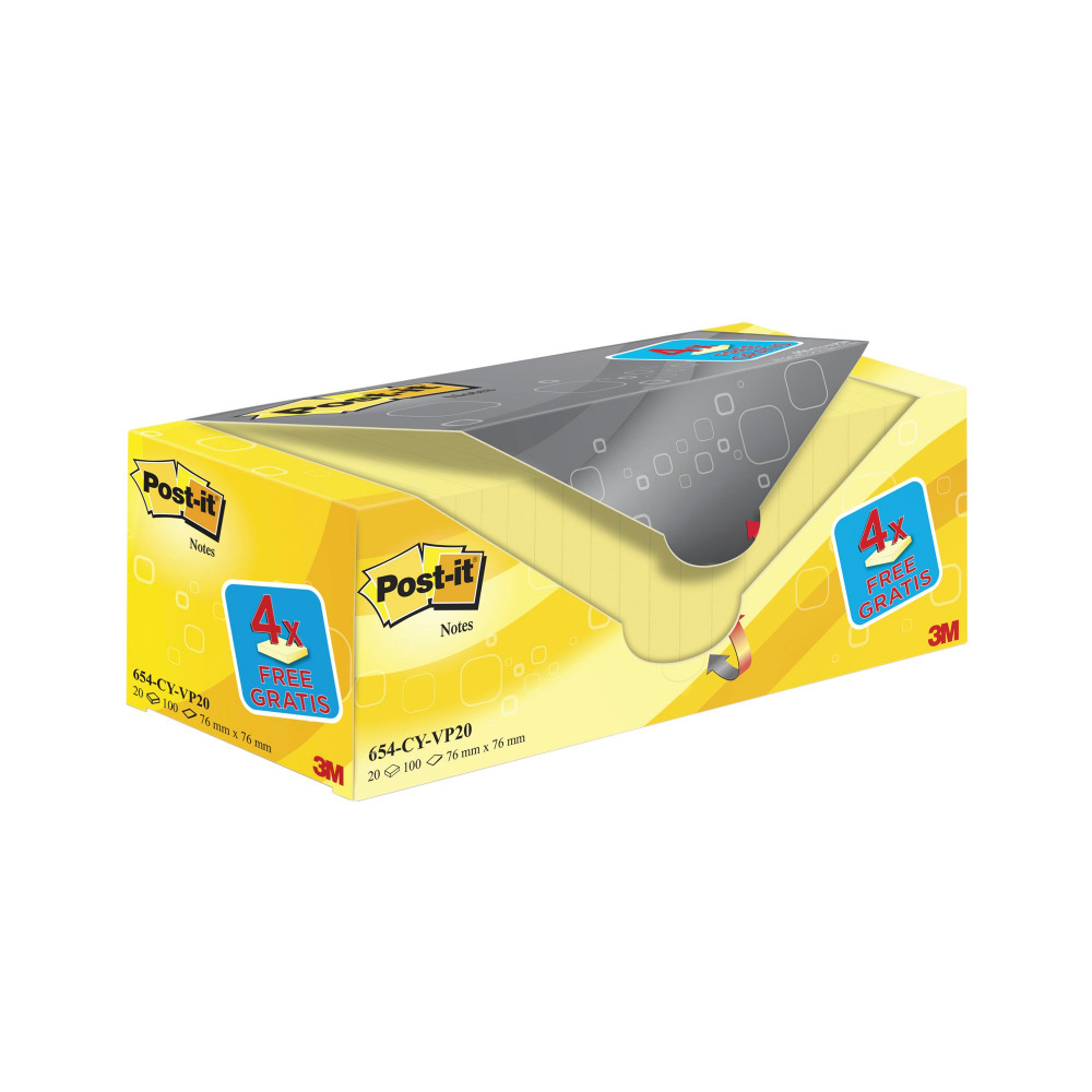 VALUE PKPOSTIT NOTES 76X76MM P20
