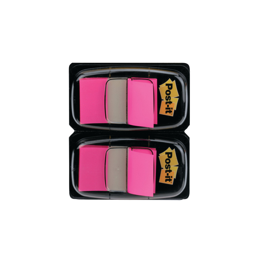 POSTIT FLAG DISPENSER PINK PK2