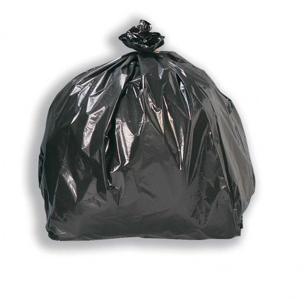 BIN LINER L/MDUT 95L BLK PK200