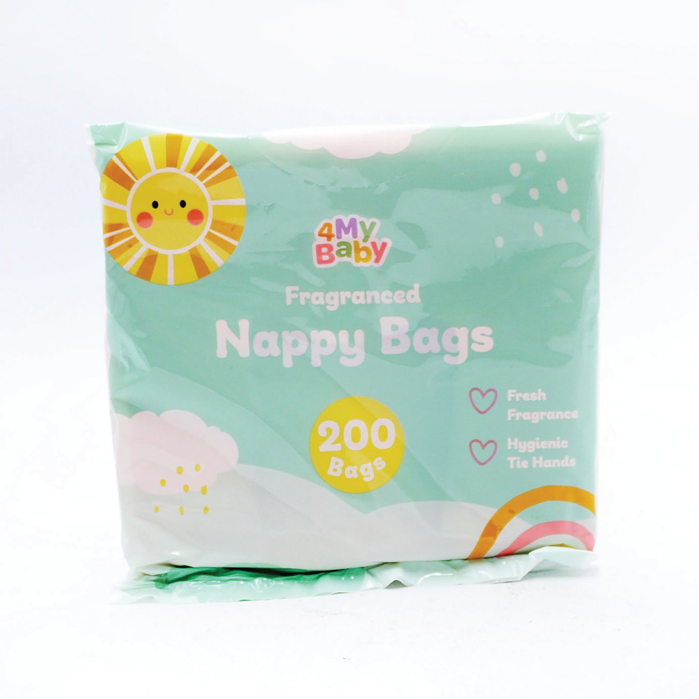 4MY BABY FRAGRANCED NAPPY BAGS PK200
