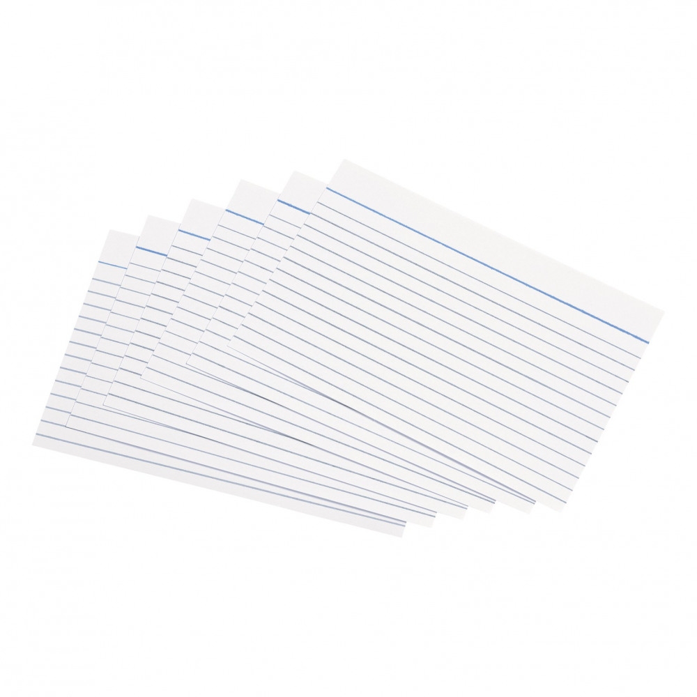RECD CARDS 152X102MM WHITE PK100