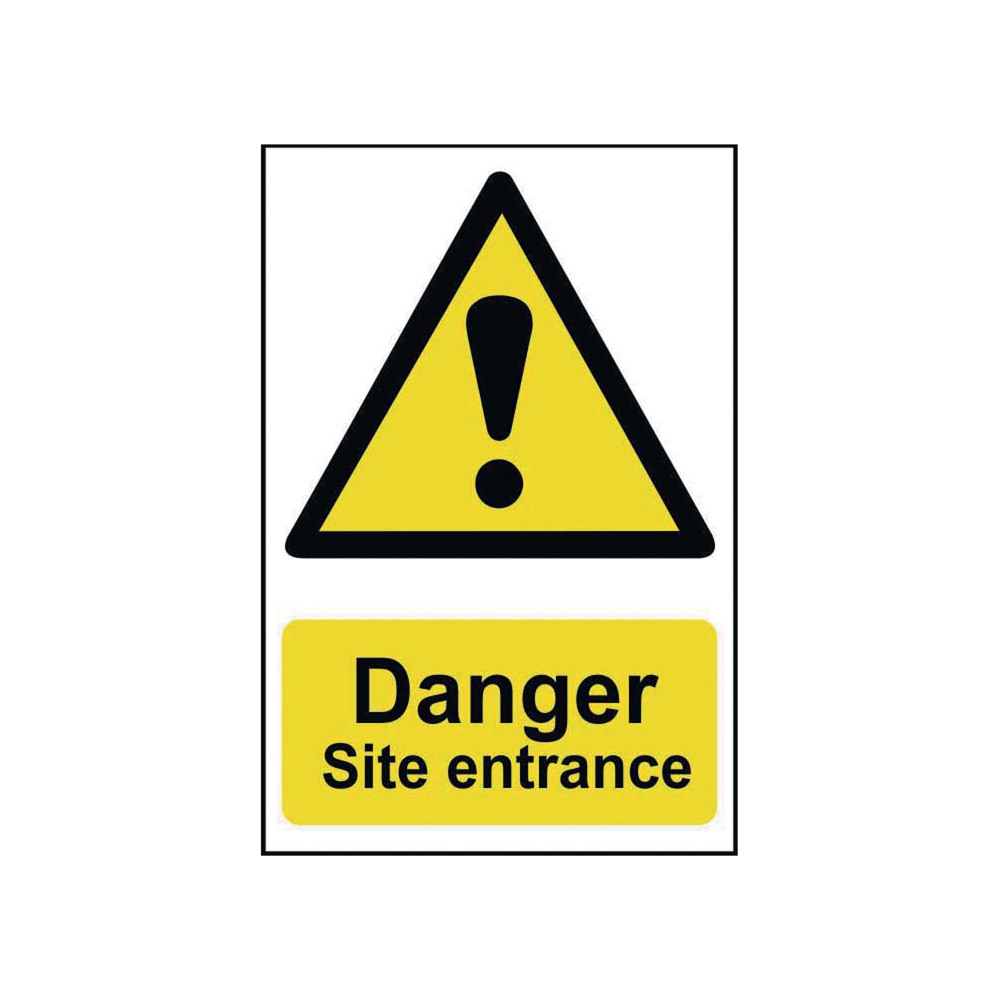 SPECTRUM DANGER SITE ENT PVC SIGN
