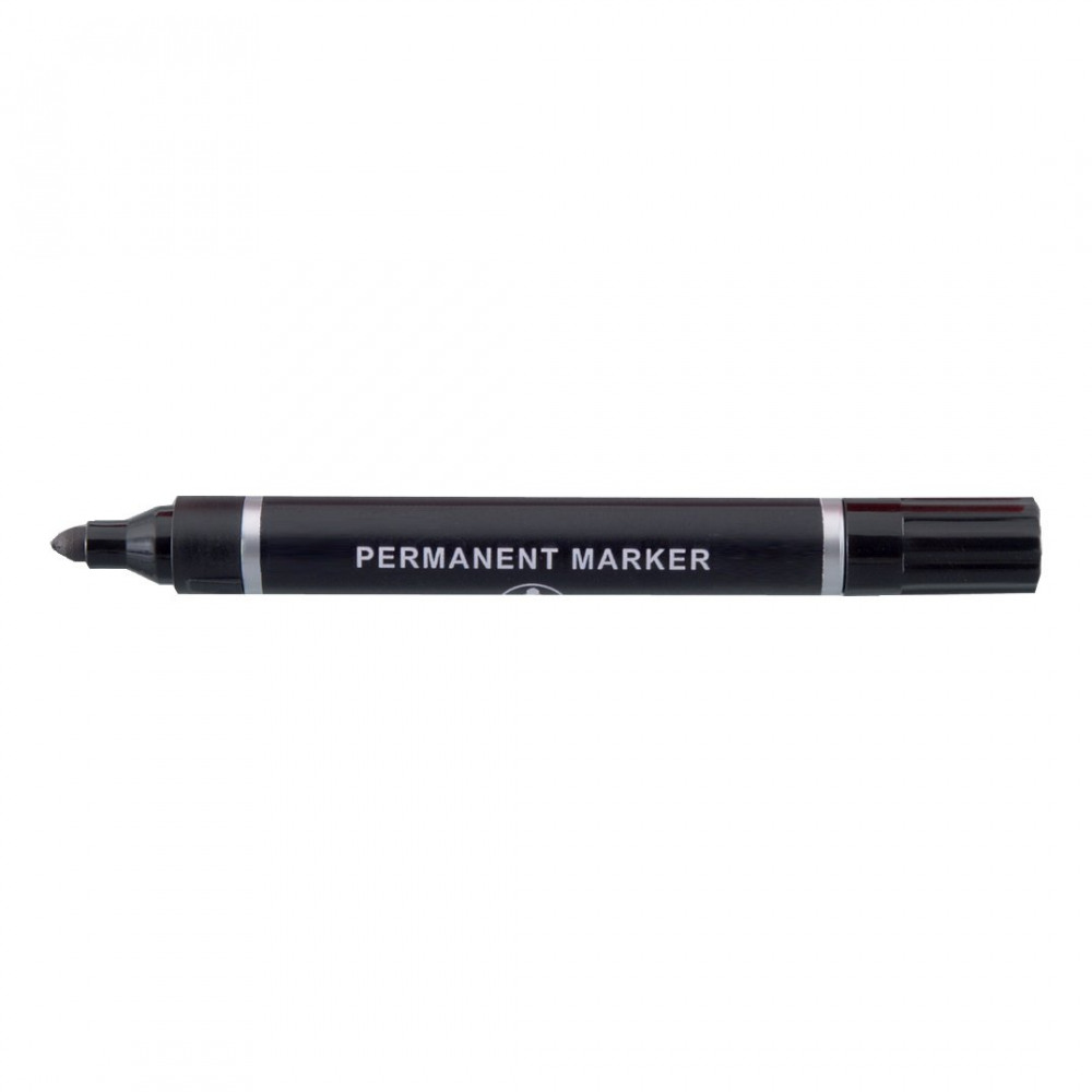 PERMANENT MARKER BULLET TIP BLK PK10