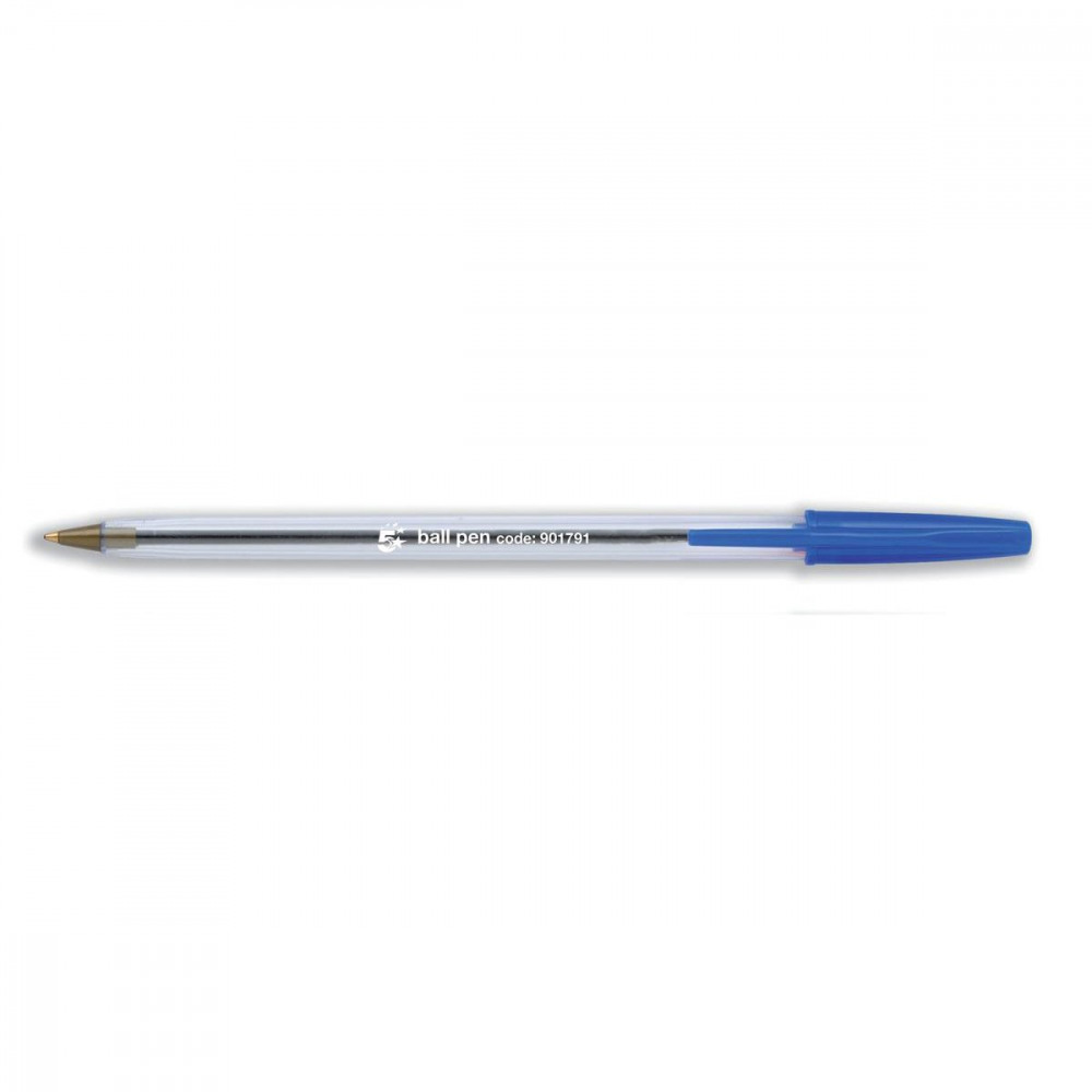 BALL PEN MEDIUM BLUE PK50
