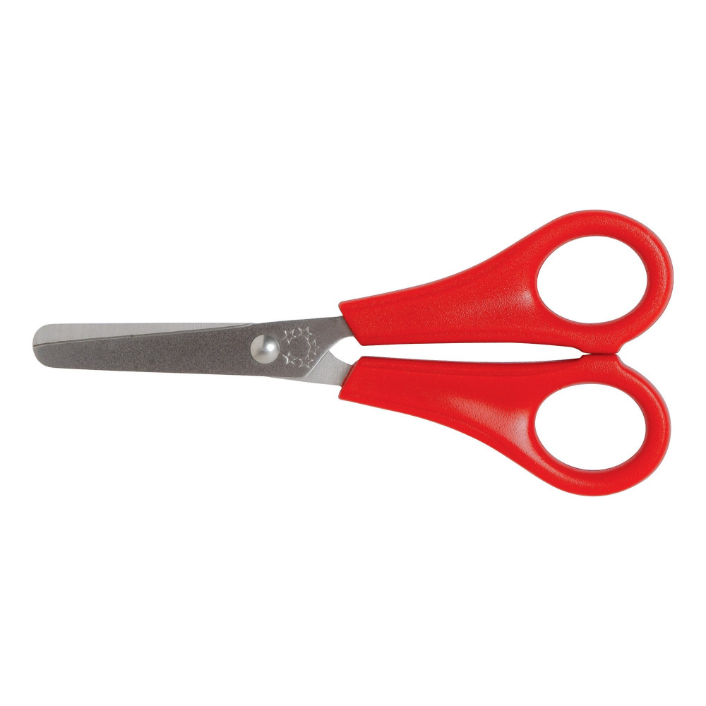 SCHOOL SCISSORS 130MM RED