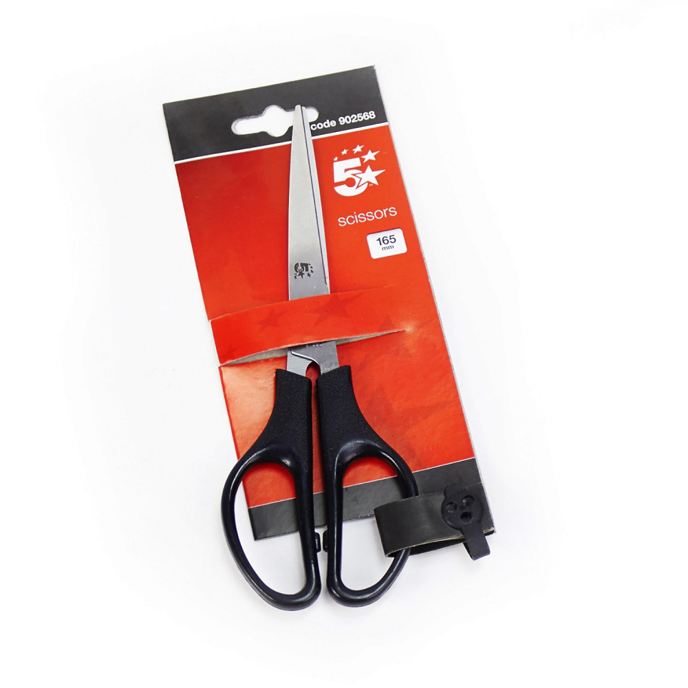 SCISSOR 165MM STAINLESS STEEL/PP BLK