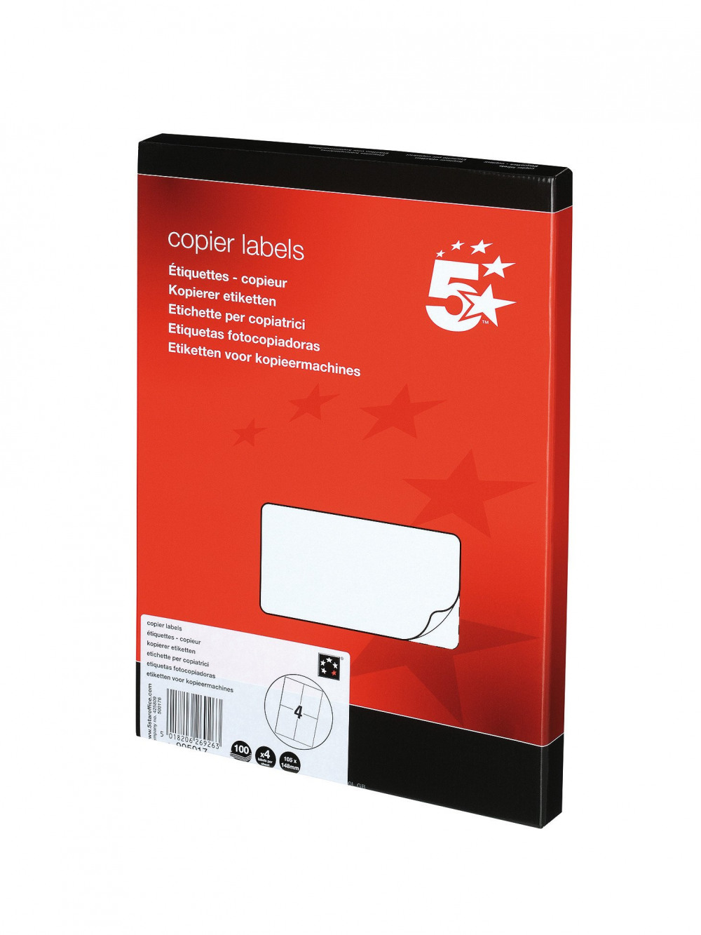 MPPS LABS 105X148.5MM WHITE PK400