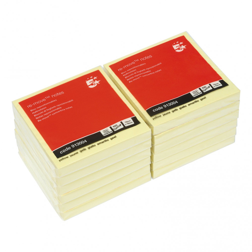 RE-MOVE NT CONCERTINA PAD YLW PK12