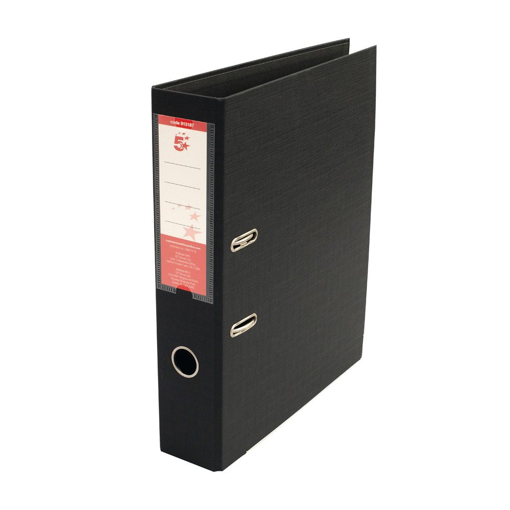 PREM PP LEVER ARCH FILE FC BLK PK10