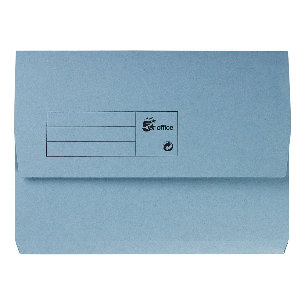 DOC WLT 285GSM RCYC A4 BLUE PK50