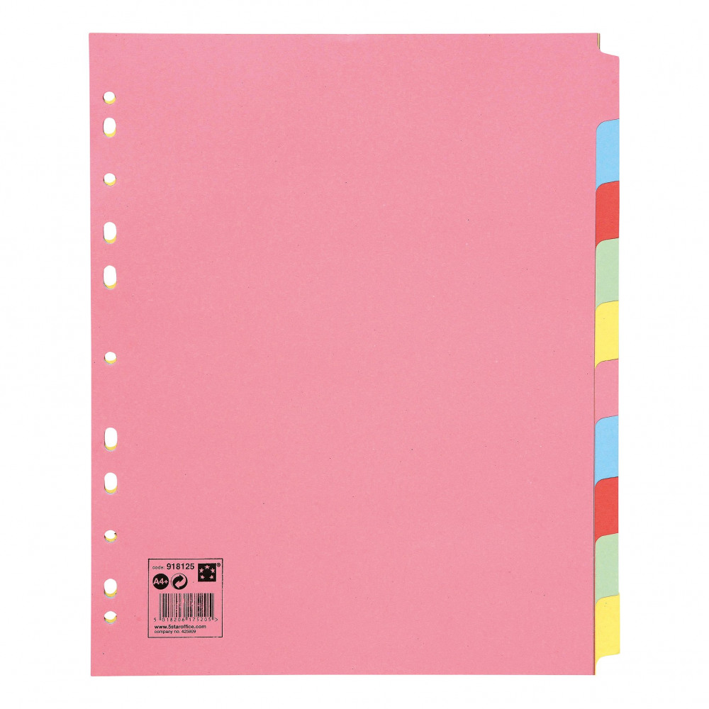 SUBJECT DVDR 10PART CARD EXT WIDE A4
