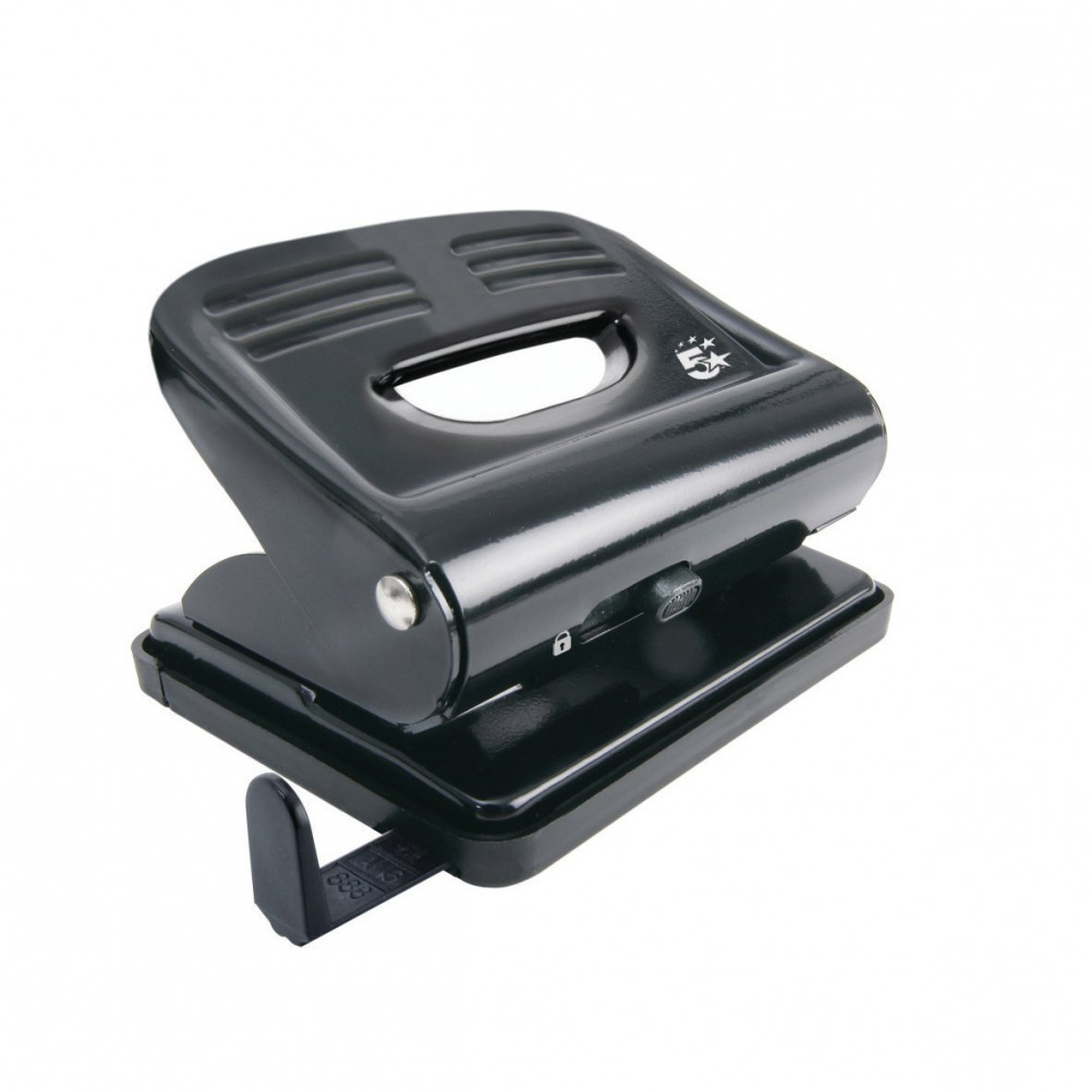PUNCH 2HOLE BASE METAL HANDLE BLACK