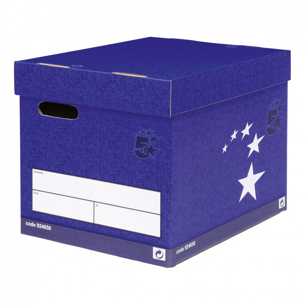 ELITE ARCH STORAGE BOX BLUE PK10