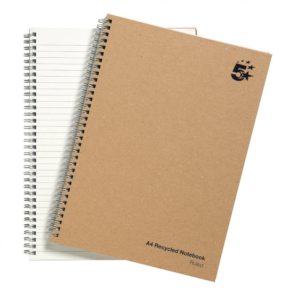 ECO NOTEBOOK WBND A4 BUFF PK5