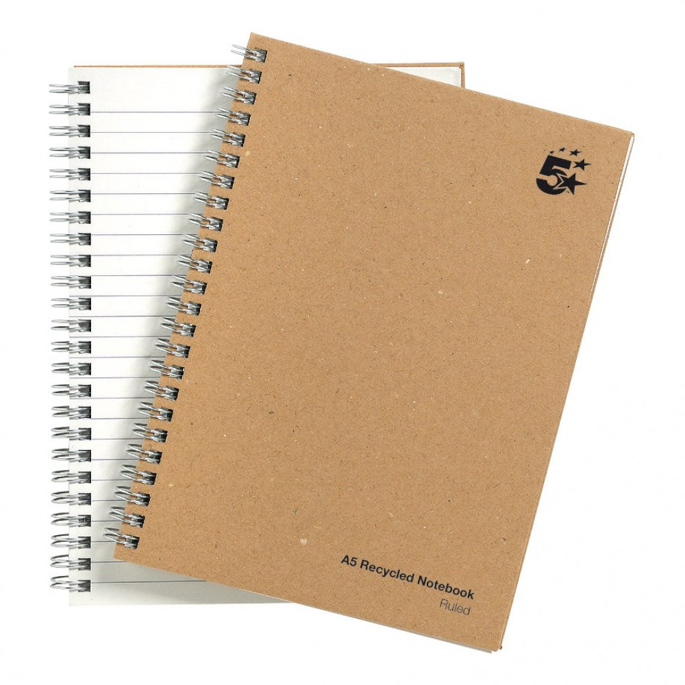 ECO NOTEBOOK WBND A5 BUFF PK5