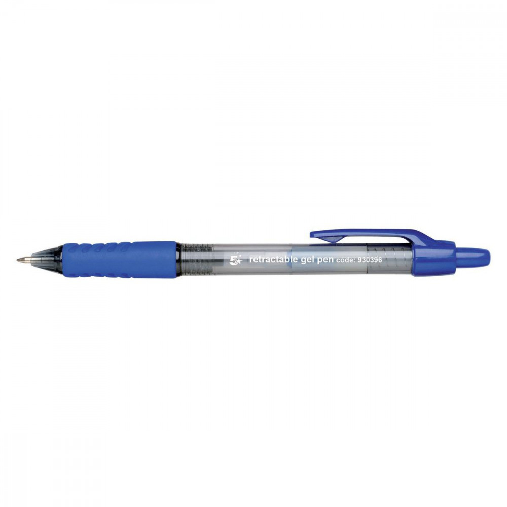 GEL ROLLERBALL RETRACTABLE BLUE PK12